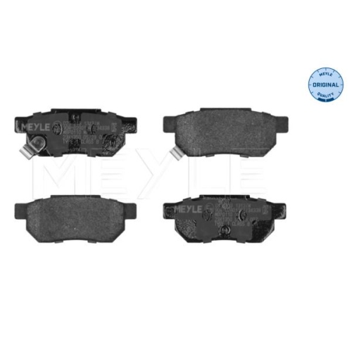 MEYLE Bremsbelagsatz, Scheibenbremse MEYLE-ORIGINAL: True to OE. 025 213 1313/W
