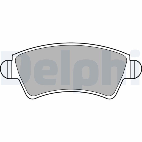 DELPHI Bremsbelagsatz, Scheibenbremse LP1846