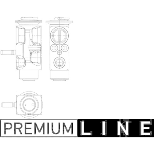 MAHLE Expansionsventil, Klimaanlage BEHR *** PREMIUM LINE *** AVE 114 000P