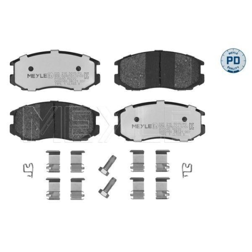 MEYLE Bremsbelagsatz, Scheibenbremse MEYLE-PD: Advanced performance and design. 025 216 5015/PD