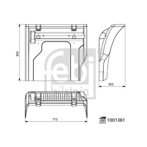 FEBI BILSTEIN Kotfl&uuml;gel 1001381