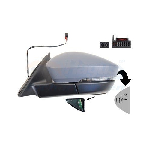 VAN WEZEL Au&szlig;enspiegel * HAGUS * 7643827