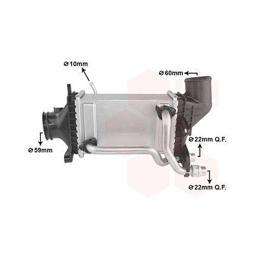 VAN WEZEL Ladeluftk&uuml;hler 30014703