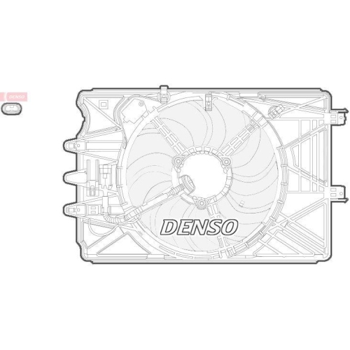 DENSO L&uuml;fter, Motork&uuml;hlung DER09069
