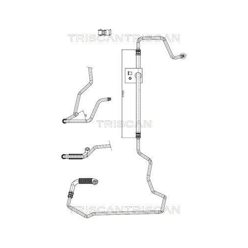 TRISCAN Hydraulikschlauch, Lenkung 8516 28002