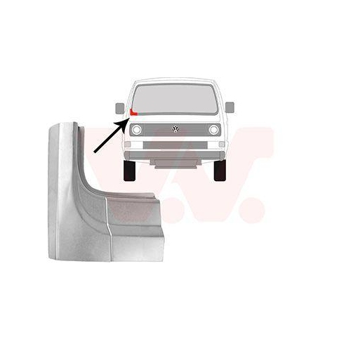 VAN WEZEL Frontscheibenrahmen 5870152