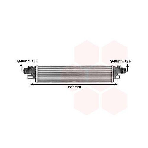 VAN WEZEL Ladeluftk&uuml;hler 37014718