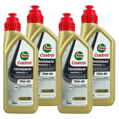 Castrol Transmax Manual V 75W-80 Getriebe&ouml;l API GL-4+ VW Audi 4 Liter