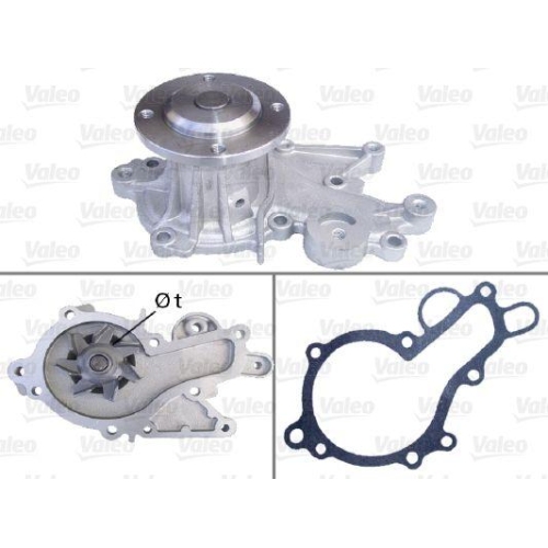 VALEO Wasserpumpe, Motork&uuml;hlung 506568