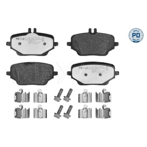 MEYLE Bremsbelagsatz, Scheibenbremse MEYLE-PD: Advanced performance and design. 025 262 1519/PD