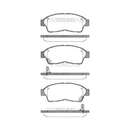 TRISCAN Bremsbelagsatz, Scheibenbremse 8110 13157
