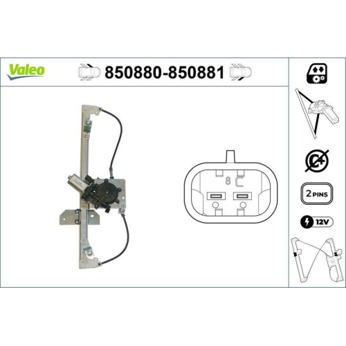 VALEO Fensterheber 850880