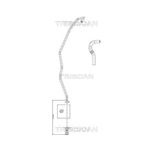 TRISCAN Hydraulikschlauch, Lenkung 8516 16031