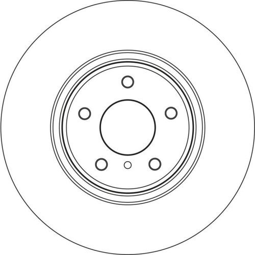 TRW Bremsscheibe TRW SINGLE DF3925S