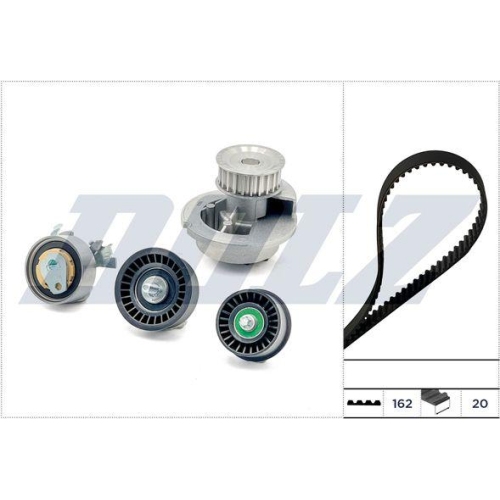 DOLZ Wasserpumpe + Zahnriemensatz KD157