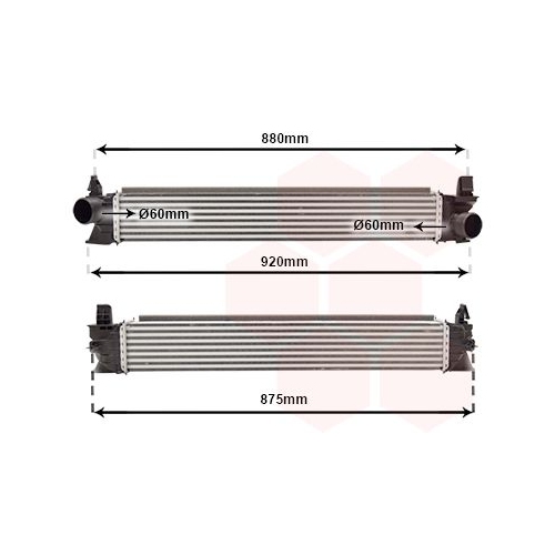 VAN WEZEL Ladeluftk&uuml;hler 17014713