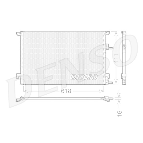DENSO Kondensator, Klimaanlage DCN46008