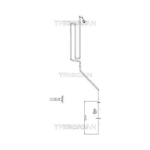 TRISCAN Hydraulikschlauch, Lenkung 8516 16013