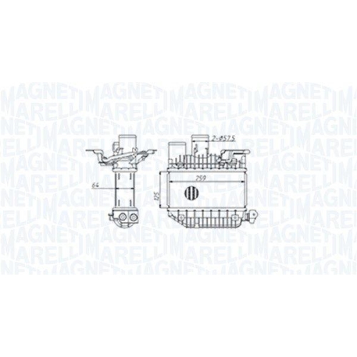 MAGNETI MARELLI Ladeluftk&uuml;hler 351319205310