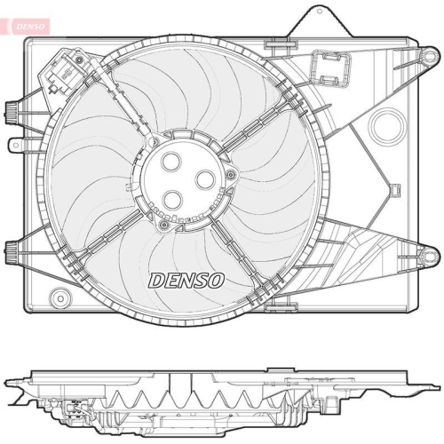 DENSO L&uuml;fter, Motork&uuml;hlung DER15003