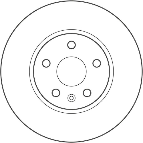 TRW Bremsscheibe TRW SINGLE DF3942S
