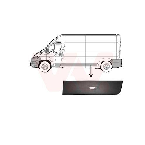 VAN WEZEL Zier-/Schutzleiste, Seitenwand 0982417