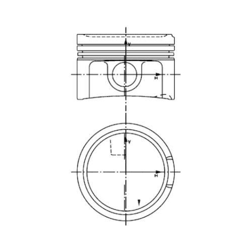 KOLBENSCHMIDT Kolben 40434600