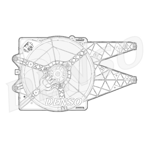 DENSO L&uuml;fter, Motork&uuml;hlung DER09065