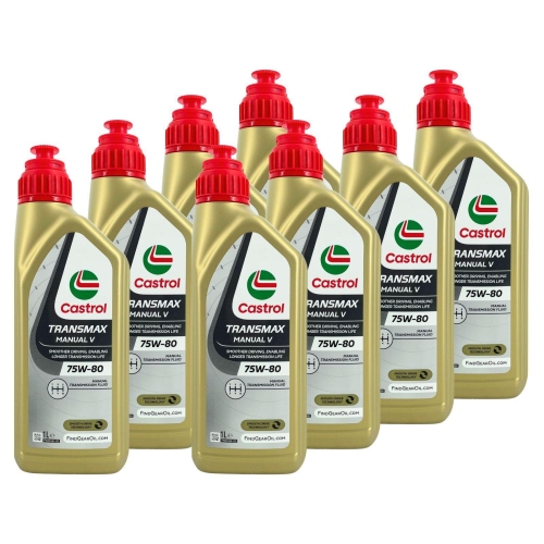 Castrol Transmax Manual V 75W-80 Getriebe&ouml;l API GL-4+ VW Audi 8 Liter