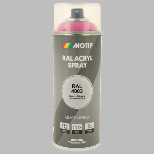 Lackspray Farbe schnell trocknend RAL 4003 erikaviolett hochglanz 400ml 07114