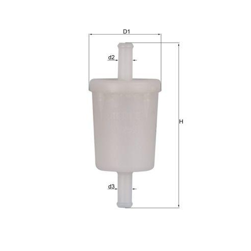 MAHLE Kraftstofffilter KL 260 OF