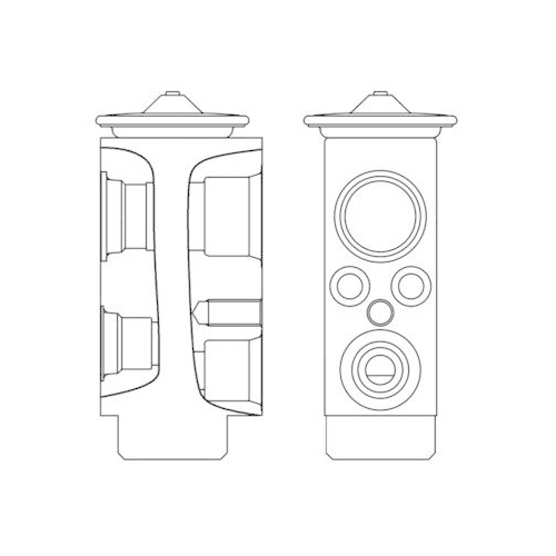 MAHLE Expansionsventil, Klimaanlage BEHR AVE 6 000S