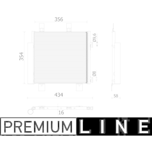 MAHLE Kondensator, Klimaanlage BEHR *** PREMIUM LINE *** AC 899 000P