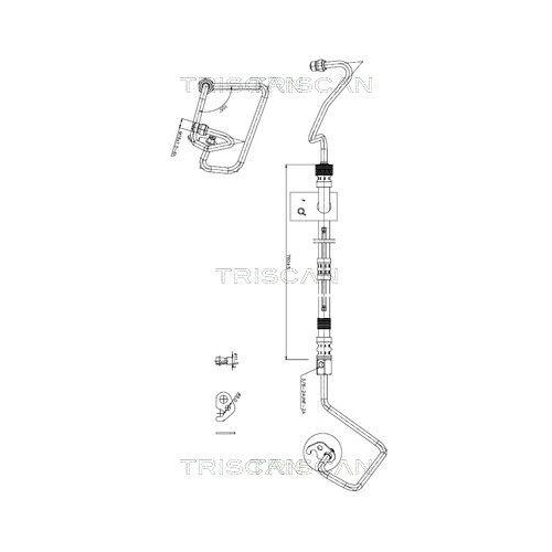 TRISCAN Hydraulikschlauch, Lenkung 8516 16026