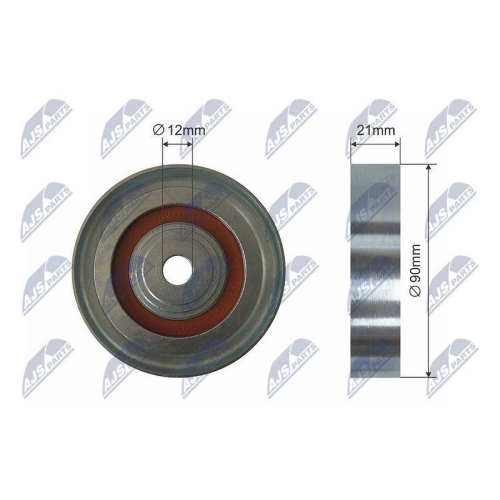 NTY Umlenk-/F&uuml;hrungsrolle, Keilrippenriemen RNK-TY-028