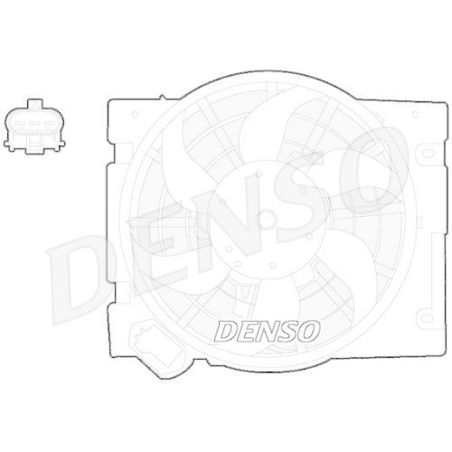 DENSO L&uuml;fter, Motork&uuml;hlung DER20013