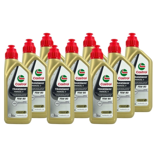 Castrol Transmax Manual V 75W-80 Getriebe&ouml;l API GL-4+ VW Audi 9 Liter