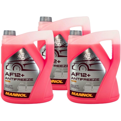 Mannol Antifreeze K&uuml;hlerfrostschutz AF12+ (-40 &deg;C) Longlife 15 Liter MN4012-5