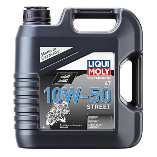 Motor&ouml;l Motoren&ouml;l Motorrad Motorbike 4T 10W-50 Street 4 L API SN PLUS JASO MA2