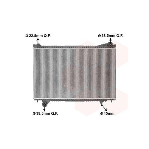 VAN WEZEL K&uuml;hler, Motork&uuml;hlung 77012706