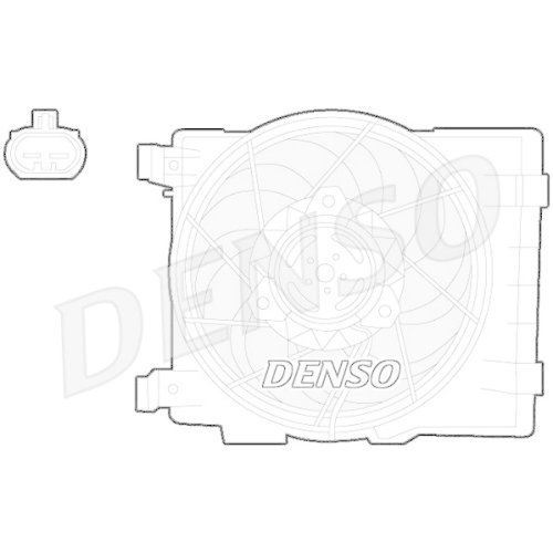DENSO L&uuml;fter, Motork&uuml;hlung DER20015
