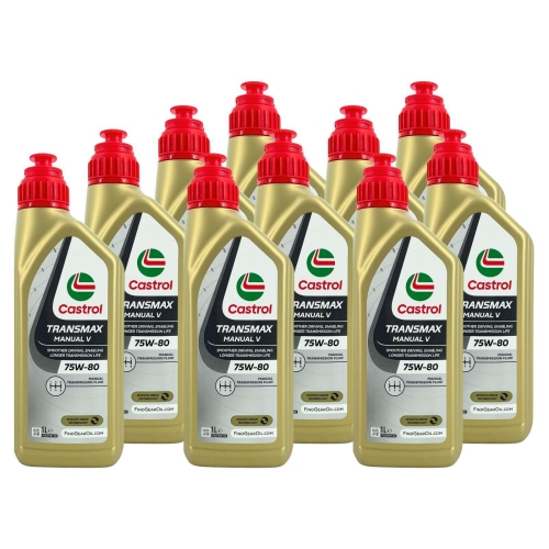 Castrol Transmax Manual V 75W-80 Getriebe&ouml;l API GL-4+ VW Audi 10 Liter