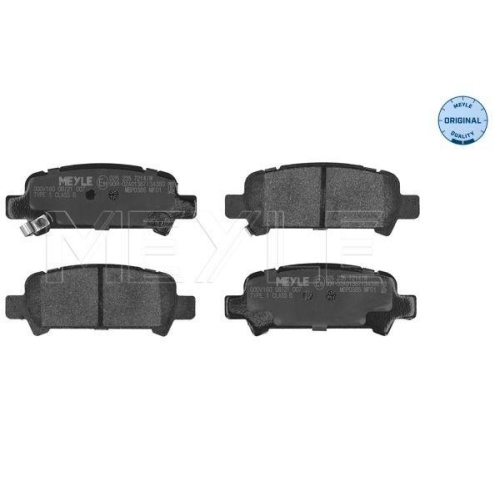 MEYLE Bremsbelagsatz, Scheibenbremse MEYLE-ORIGINAL: True to OE. 025 235 7214/W