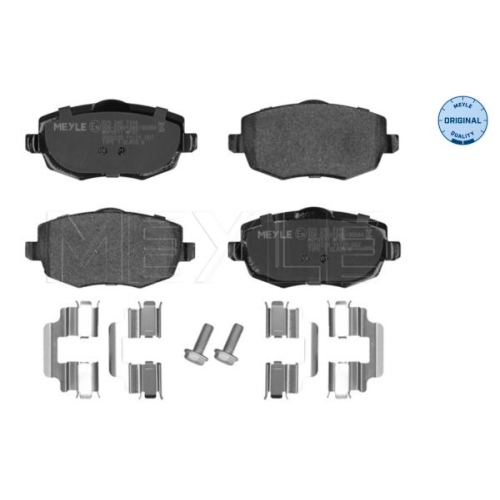 MEYLE Bremsbelagsatz, Scheibenbremse MEYLE-ORIGINAL: True to OE. 025 240 7316