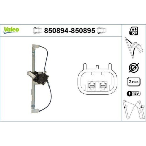 VALEO Fensterheber 850894