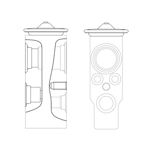 MAHLE Expansionsventil, Klimaanlage BEHR AVE 7 000S