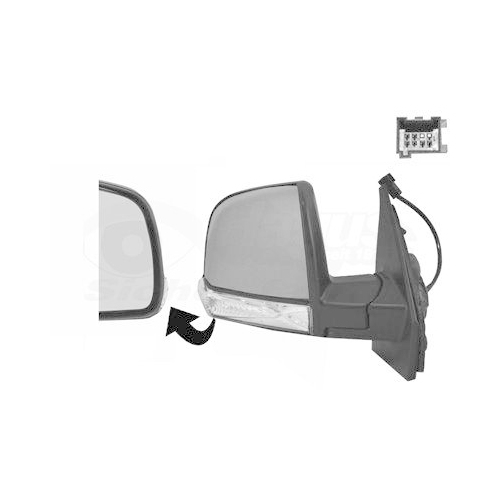 VAN WEZEL Au&szlig;enspiegel * HAGUS * 1638808