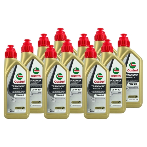 Castrol Transmax Manual V 75W-80 Getriebe&ouml;l API GL-4+ VW Audi 11 Liter