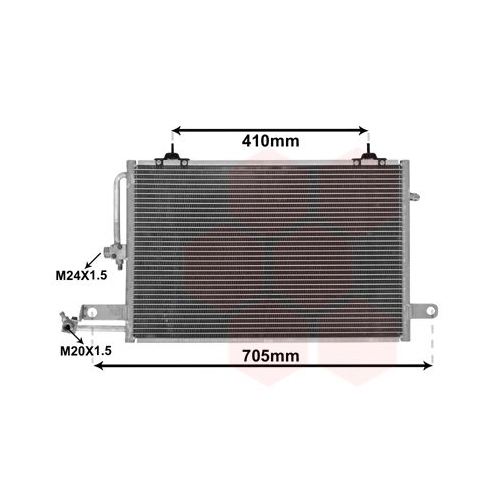 VAN WEZEL Kondensator, Klimaanlage 03005117
