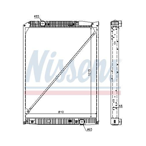 NISSENS Kühler, Motorkühlung 67189